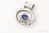Designer CNA Blue Lapis Lazuli Sterling Silver Pendant