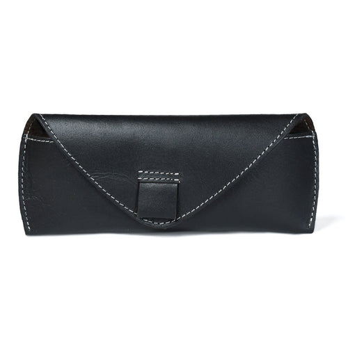 Tan Leather Sunglasses Case