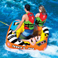 WOW Sports Mojo 1-2 Person Towable Water Tube For Pool and Lake (16-1060)