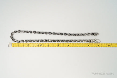 Designer BA Suarti Link Sterling Silver Chain Necklace