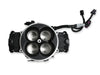 EFI Terminator X Stealth 4500 Service Throttle Body - Black - 4 Injectors - 650 HP - Secondary Throttle Body