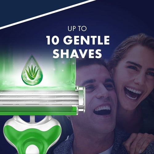 Gillette Sensor3 Sensitive Men's Disposable Razor, 4 Razors EasyOptionXY LLC