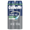 Gillette Series Soothing Shave Gel for Men with Aloe Vera, Twin Pack, 14 oz EasyOptionXY LLC