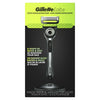 Gillette Labs Exfoliating Bar Men's Razor - 1 Handle, 2 Blade Refills, Premium Magnetic Stand, Gray EasyOptionXY LLC