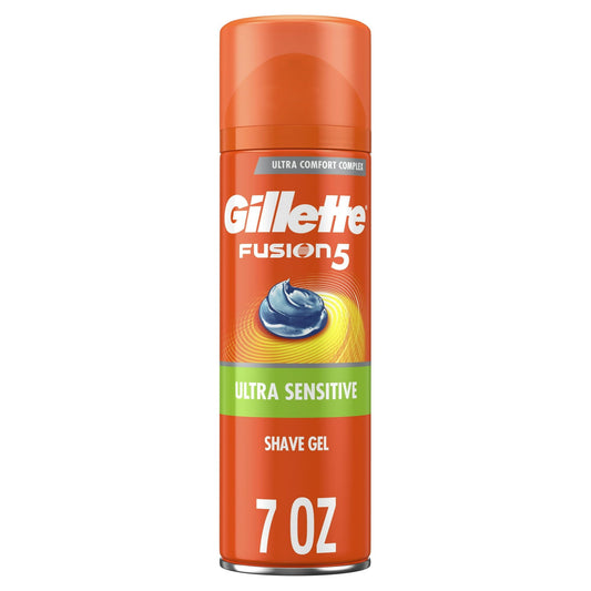 Gillette Fusion Ultra Sensitive Shave Gel for Men, Fragrance Free, 7 oz EasyOptionXY LLC