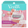 Gillette Venus Comfort Glide White Tea Women's Razor Blade Refills, 4 Count EasyOptionXY LLC