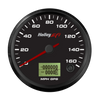 3-3/8" GPS Speedometer (w/ Odometer), 0-160 MPH, Black Face