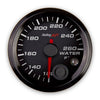 EFI Coolant Temp Gauge - Black Face - Black Bezel