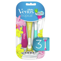 Gillette Venus Tropical Women's Disposable Razor, 3 Count EasyOptionXY LLC