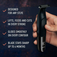 King C. Gillette Men's Style Master Cordless Electric Stubble Trimmer with 4D Blade EasyOptionXY LLC