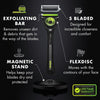 Gillette Labs with Exfoliating Bar Mens Razor Neon Edition - 1 Handle, 1 Blade Refill EasyOptionXY LLC