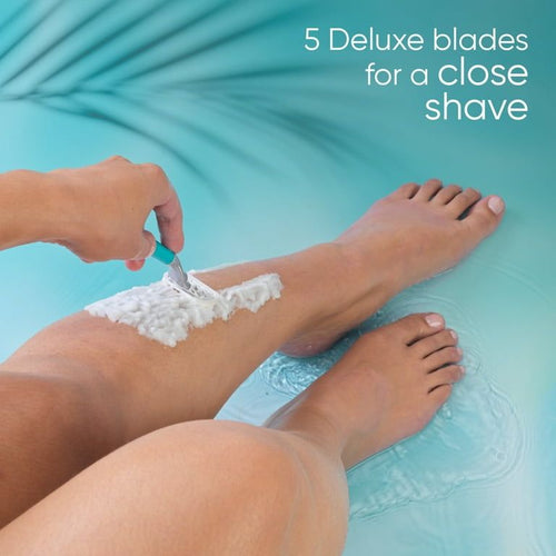 Venus Miami Sunrise Deluxe Smooth Sensitive, 1 Women's Razor, 2 Refills EasyOptionXY LLC