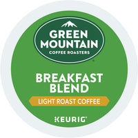 Green Mountain Coffee Breakfast Blend Single Serve K-Cup Pods, Light Roast Coffee, 60 Count