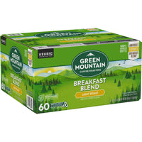 Green Mountain Coffee Breakfast Blend Single Serve K-Cup Pods, Light Roast Coffee, 60 Count EasyOptionXY LLC