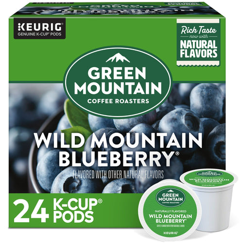 Green Mountain Coffee Wild Mountain Blueberry Keurig Single-Serve K-Cup pods, Light Roast Coffee, 24 Count EasyOptionXY LLC