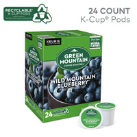 Green Mountain Coffee Wild Mountain Blueberry Keurig Single-Serve K-Cup pods, Light Roast Coffee, 24 Count EasyOptionXY LLC
