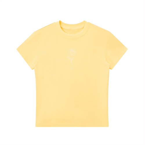 Fallen Rose Crewneck T-Shirt