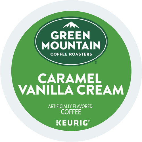 Green Mountain Coffee Roasters, Caramel Vanilla Cream Flavored K-Cup Coffee Pods, 24 Count