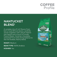 Green Mountain Coffee Roasters Nantucket Blend, Fair Trade, Medium Roast, Ground Coffee, 12 oz EasyOptionXY LLC