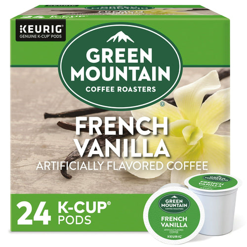 Green Mountain Coffee Roasters French Vanilla Coffee, Keurig Single-Serve K-Cup pods, Light Roast, 24 Count EasyOptionXY LLC
