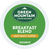 Green Mountain Coffee Breakfast Blend K-Cup Pods, Light Roast, 24 Count for Keurig Brewers