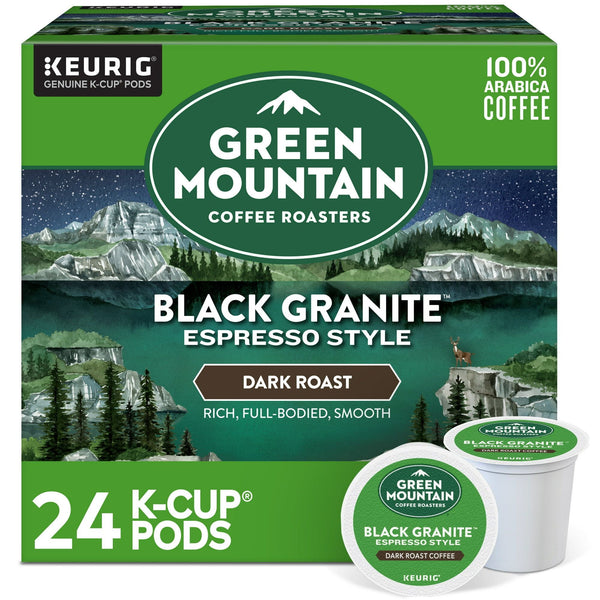 Green Mountain Coffee Roasters, Black Granite Dark Roast K-Cup Coffee Pods, 24 Count EasyOptionXY LLC