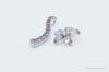 Amethyst Cubic Zirconia Sterling Silver Necklace Pendants
