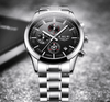 Men's Waterproof  Watch With Chronometers And Date Display Unique Design Perfect Gift
