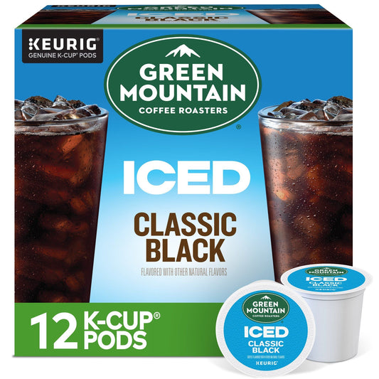 Green Mountain Coffee Roasters, ICED Classic Black Iced K-Cup Coffee Pods, 12 Count EasyOptionXY LLC