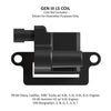 Gen III (Truck) Coil Body, Remote Relocation System - Black Finish