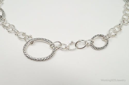 Designer Michael Dawkins Link Sterling Silver Necklace