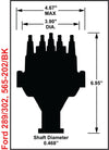 Holley EFI Dual Sync Ford 302 Distributor - Black