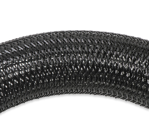 F6 Split Wire Loom - 3/4 Inch - 50 Feet, Black, 3/4" Braided F6