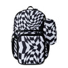 Wonder Nation Children's Backpack with Lunch Box and Pencil Case 3-Piece Set Black and White Twisted Check EasyOptionXY LLC