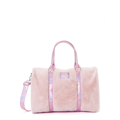 Justice Duffel Handbag Pink Faux Fur EasyOptionXY LLC