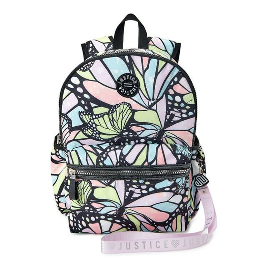 Justice J Sport Girls 17" Butterfly Backpack EasyOptionXY LLC