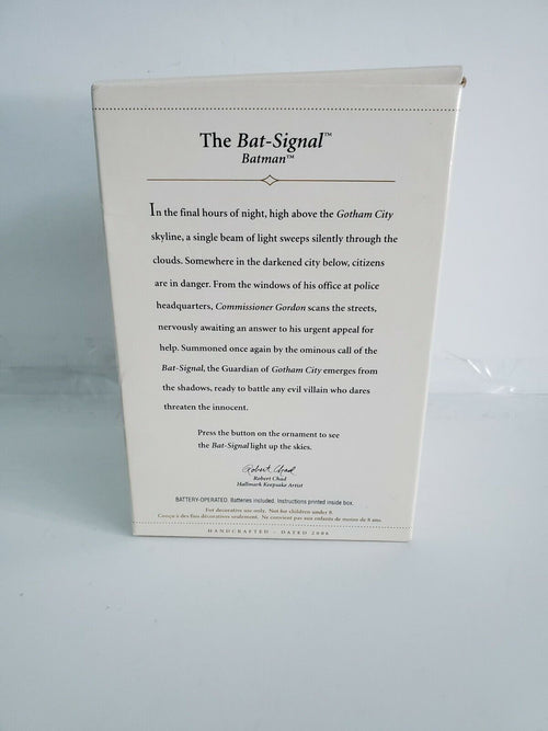2006 Hallmark The Bat-Signal Batman Keepsake Ornament