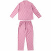 Simple Pink Flamingo Satin Pajamas