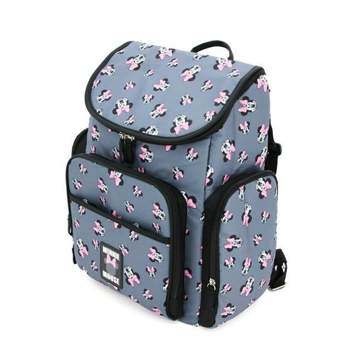 Disney Minnie Mouse Stylish Backpack Diaper Bag with Adjustable Shoulder Straps, Gray EasyOptionXY LLC