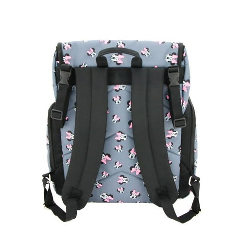 Disney Minnie Mouse Stylish Backpack Diaper Bag with Adjustable Shoulder Straps, Gray EasyOptionXY LLC