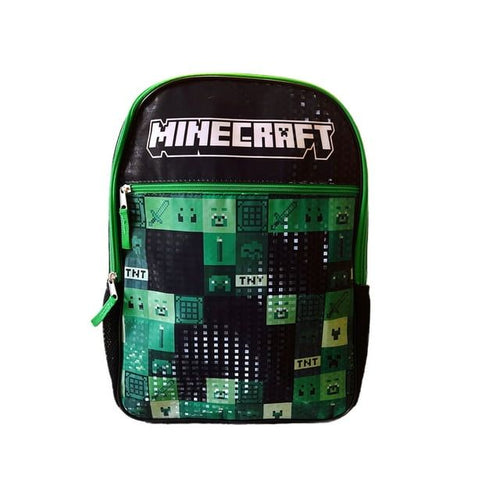Minecraft Backpack 16" Creeper TNT Kids EasyOptionXY LLC
