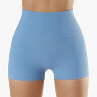 High-Waisted Ribbed Fitness Shorts | Butt Lifting & Flattering Activewear for Yoga, Running & More