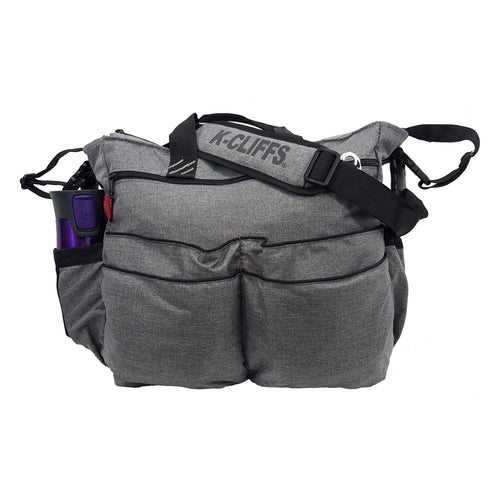 K-Cliffs Unisex Diaper Bag Tote With Changing Pad Travel Baby Boy Girl Bag for Mom & Dad Gray Heather, Adults EasyOptionXY LLC