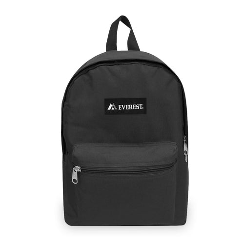 Everest Unisex Basic 15" Backpack, Black EasyOptionXY LLC