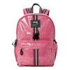 Justice Girls 17" Laptop Backpack, Lunch Tote and Pencil Case, 3-Piece Set Pink Star Print EasyOptionXY LLC