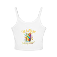 Playful & Stylish Womens Spaghetti Strap Tank Top
