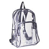 Eastsport Two-Compartment PVC Plastic Clear Backpack EasyOptionXY LLC