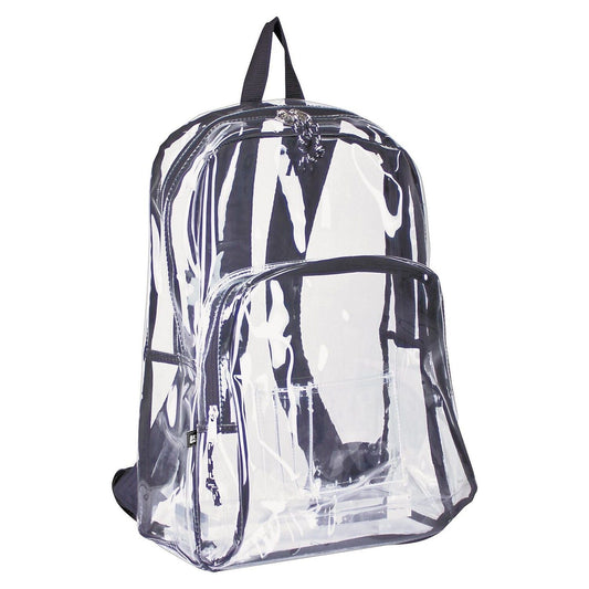 Eastsport Two-Compartment PVC Plastic Clear Backpack EasyOptionXY LLC