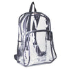 Eastsport Two-Compartment PVC Plastic Clear Backpack EasyOptionXY LLC