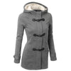 Cow Horn Button Hooded Jacket | Cozy & Stylish for the Modern Cowgirl